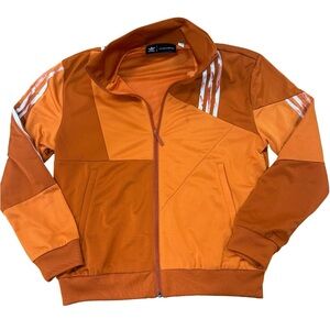 Adidas Women's Orange Danielle Cathari Collab Firebird Track Jacket